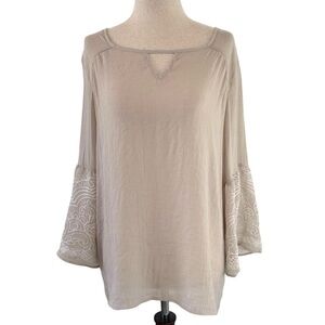 New Directions Embroidered Blouse